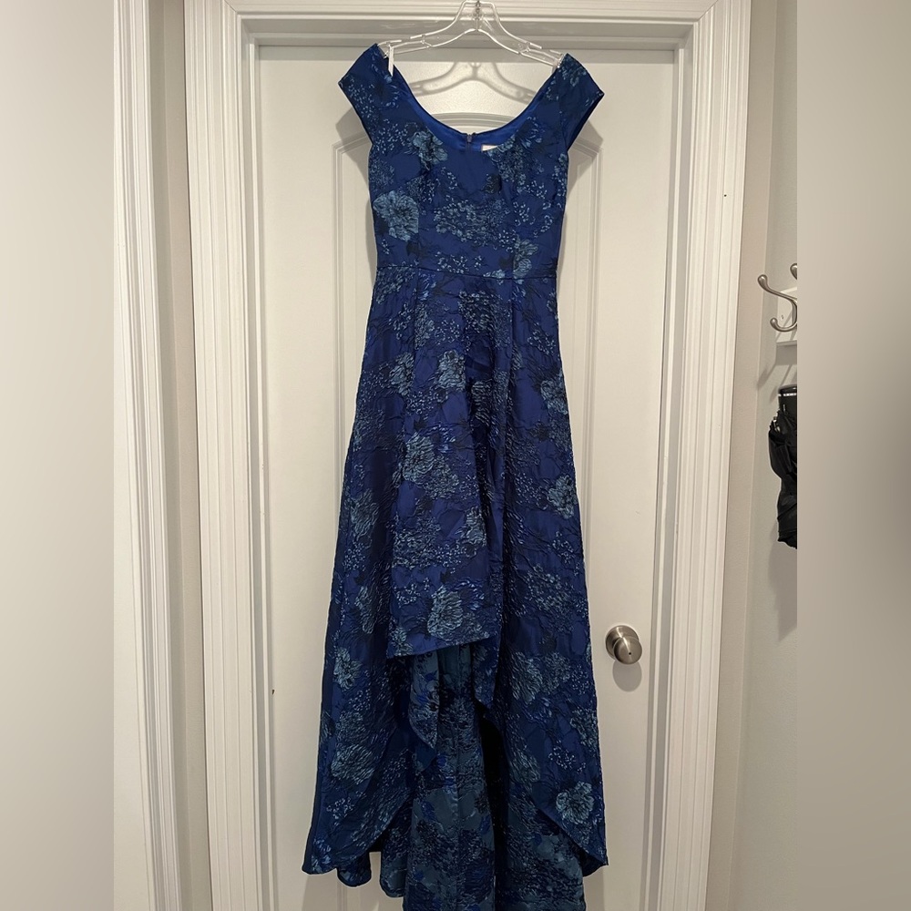 Laundry |  Blue Floral Hi-Low Dress